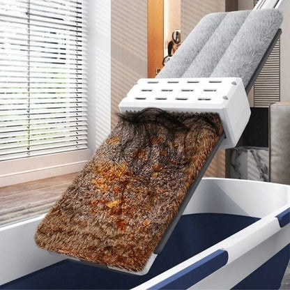 Швабра зі складним відром, 12 л / Швабра ледарка / Самовіджимаюча швабра / Набір для прибирання