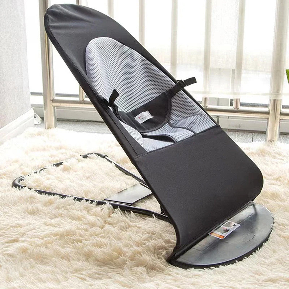 Дитячий шезлонг качалка до 13кг, 78×42×39см / Дитяче крісло качалка / Шезлонг для немовлят