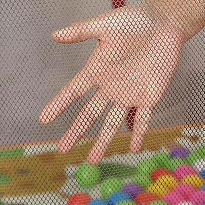 Дитячий складний манеж з сіткою, Червоний / Інтерактивний манеж для дітей / Манеж-ігровий майданчик