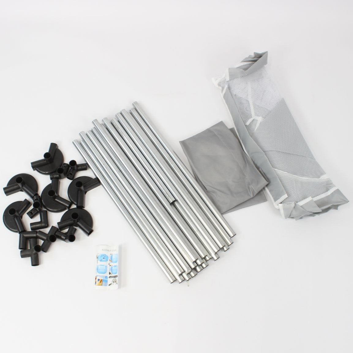 Дитячий складний манеж з сіткою, Сірий / Інтерактивний манеж для дітей / Манеж-ігровий майданчик