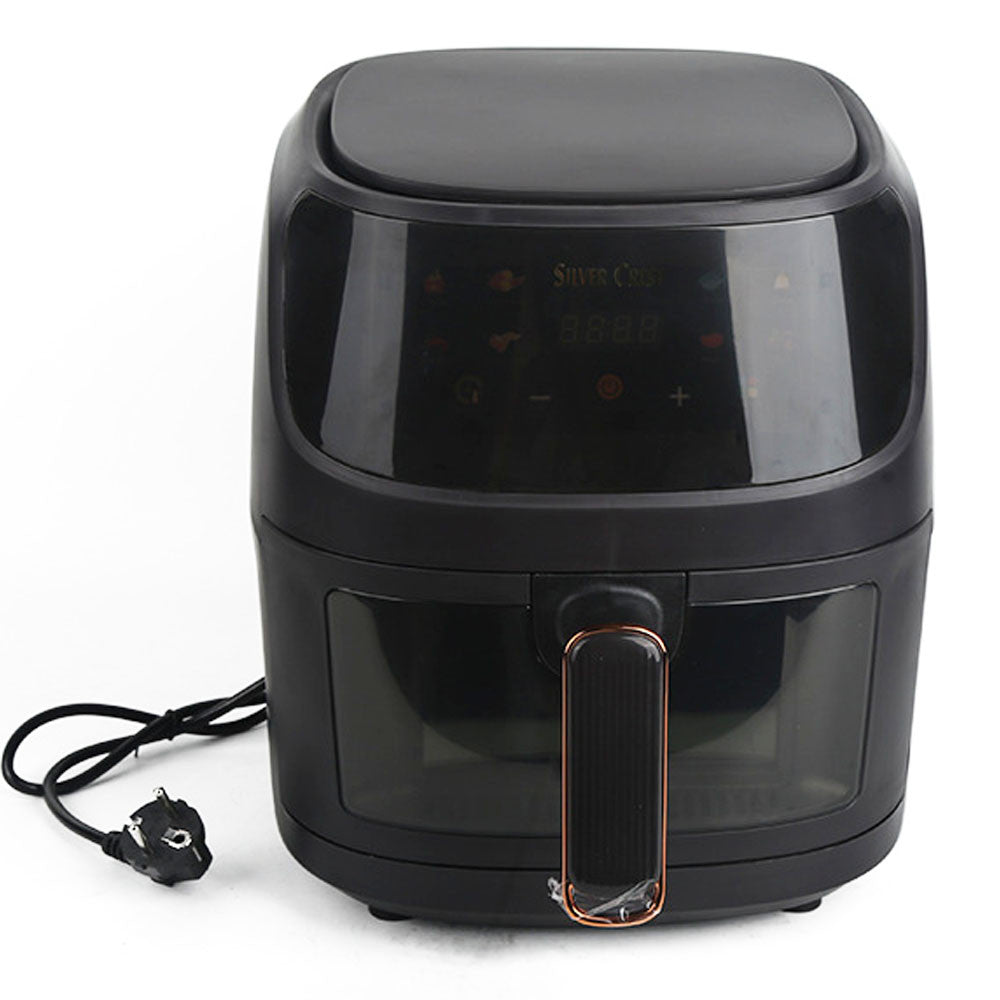 Електричний аерогриль на 8л, 2400W, QF-605 / Безмасляна фритюрниця / Мультипіч для кухні