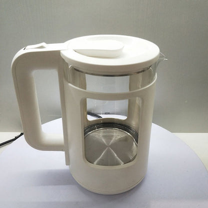 Скляний електрочайник з підсвічуванням, 2.3л, 1500Вт, Su Tai ST-2078, Білий / Електричний чайник дисковий