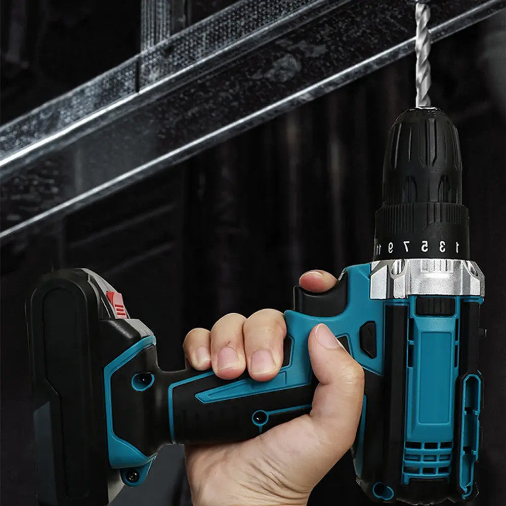 Акумуляторний шуруповерт 24V з набором біт і свердлів + 2 АКБ / Дриль-шуруповерт / Ударний шуруповерт