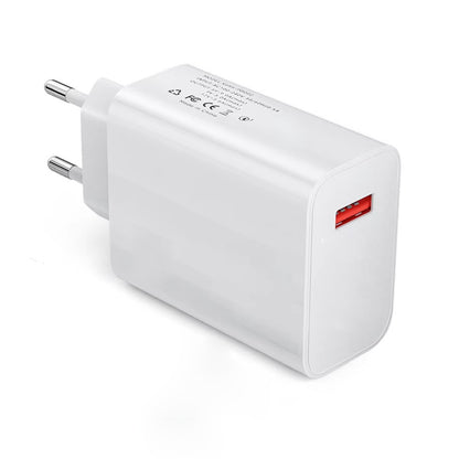 Зарядний пристрій 1xUSB + кабель Type-C / Блок заряджання / Заряджання / Мережевий зарядний пристрій