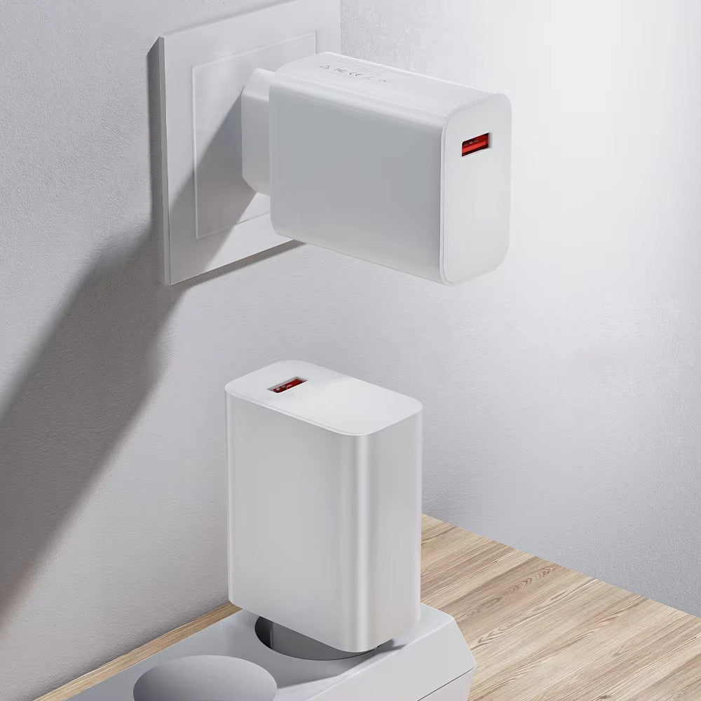 Зарядний пристрій 1xUSB + кабель Type-C / Блок заряджання / Заряджання / Мережевий зарядний пристрій