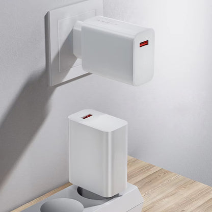 Зарядний пристрій 1xUSB + кабель Type-C / Блок заряджання / Заряджання / Мережевий зарядний пристрій