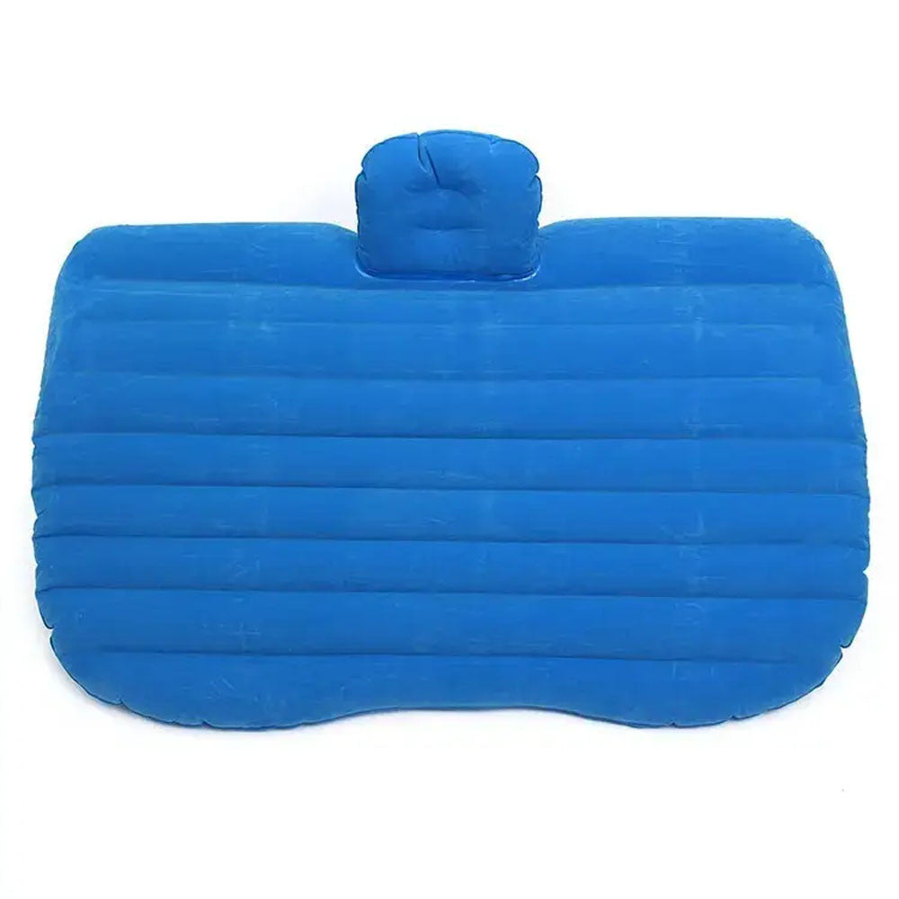 Автоматичний матрац на заднє сидіння 135x80см + насос, Синій / Матрац надувний в машину / Ліжко-матрац