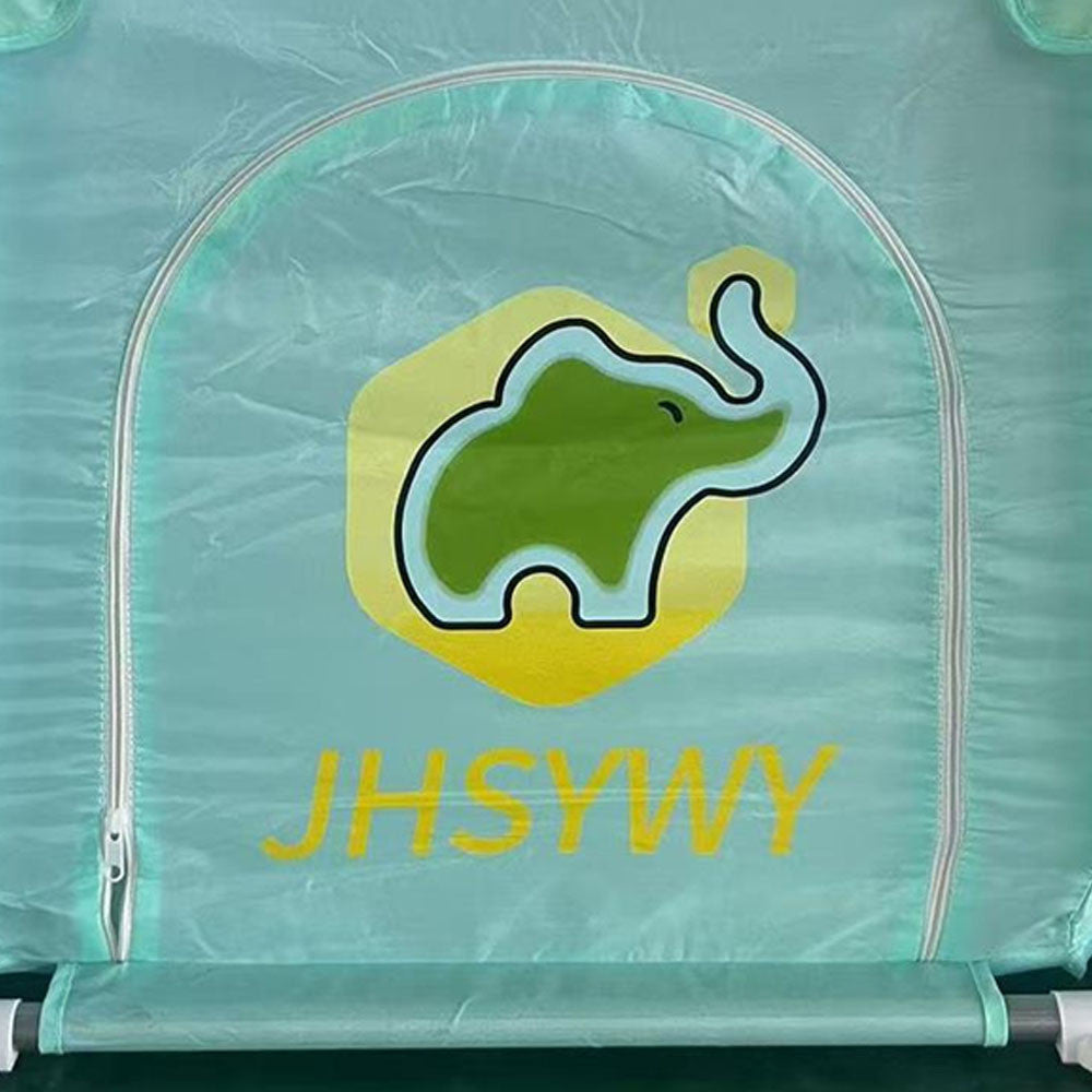 Дитячий складний манеж з сіткою, Зелений / Інтерактивний манеж для дітей / Манеж-ігровий майданчик