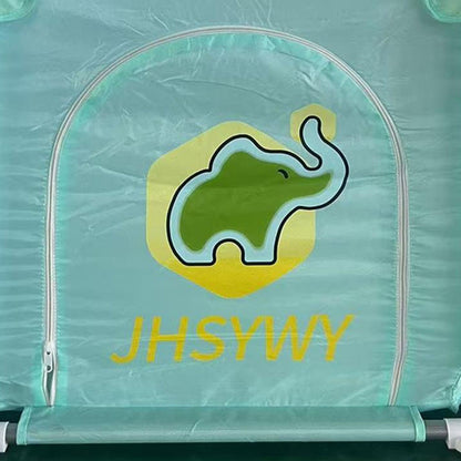 Дитячий складний манеж з сіткою, Зелений / Інтерактивний манеж для дітей / Манеж-ігровий майданчик