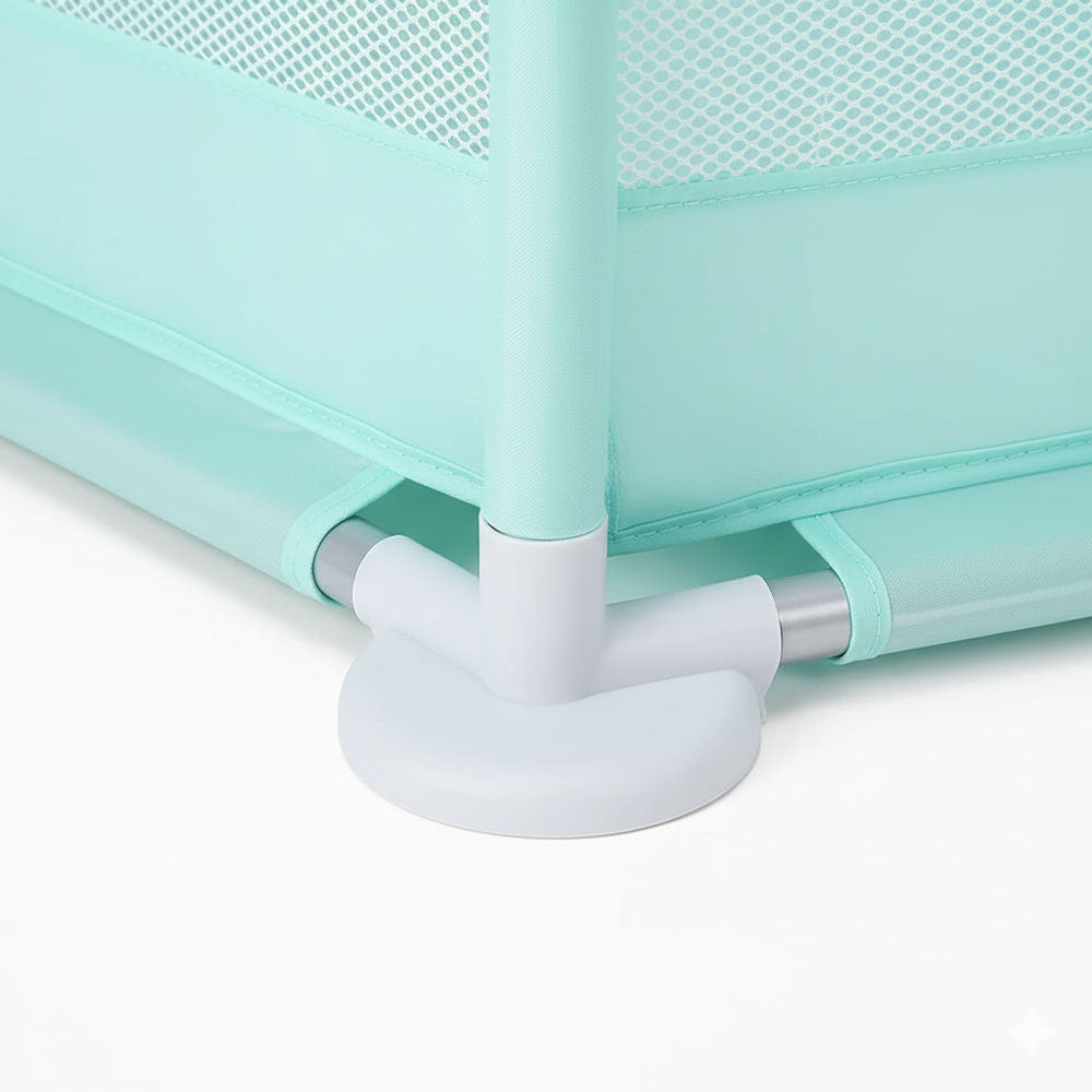 Дитячий складний манеж з сіткою, Зелений / Інтерактивний манеж для дітей / Манеж-ігровий майданчик