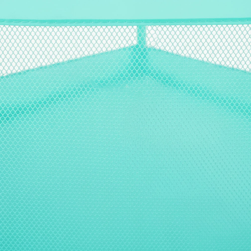 Дитячий складний манеж з сіткою, Зелений / Інтерактивний манеж для дітей / Манеж-ігровий майданчик