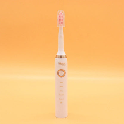 Електрична зубна щітка Shuke з 4-ма насадками Біла / Акумуляторна зубна щітка / Зубні щітки