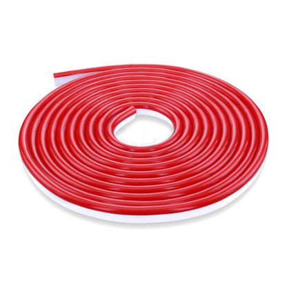 Стрічка силіконова 5 м, LED NEON 12V-220V, Червона / Гнучка світлодіодна стрічка / Неонова стрічка