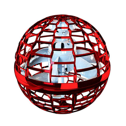 Куля літаюча FLYING SPINNER, Червона / Сяючий бумеранг спіннер USB з LED підсвічуванням