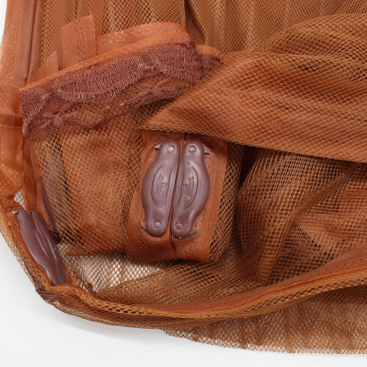 Москітна сітка на двері на магнітах 100х210 см Magic Mesh, Коричнева / Антимоскітна сітка