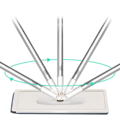 Комплект швабра та відро з самовіджимом Scratch Cleaning Mop, Світло бежева / Набір для збирання / Швабра ледарка