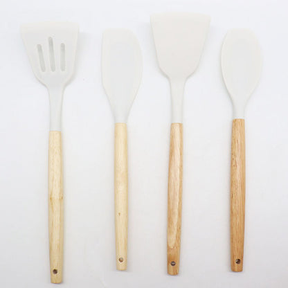 Набір кухонного приладдя, 19 предметів Kitchen Set, Білий / Силіконовий набір для кухні