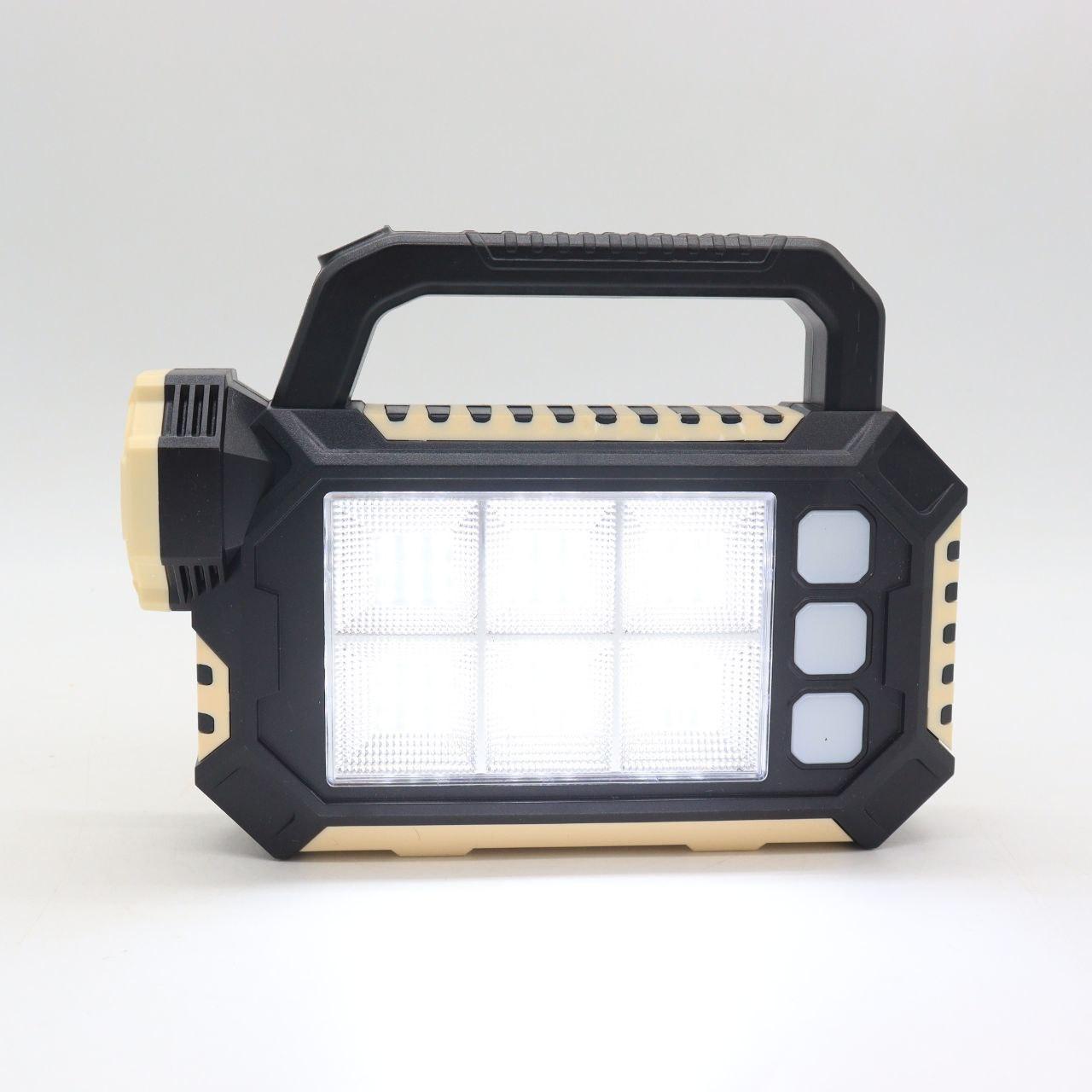 Ручний світлодіодний ліхтар-прожектор 2800мАч, 3Вт, SMD, HS-8029-1-A / Ліхтар з павербанком