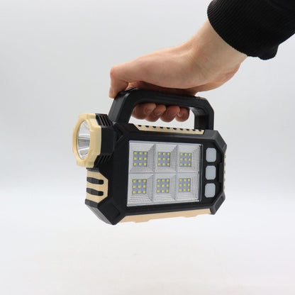 Ручний світлодіодний ліхтар-прожектор 2800мАч, 3Вт, SMD, HS-8029-1-A / Ліхтар з павербанком