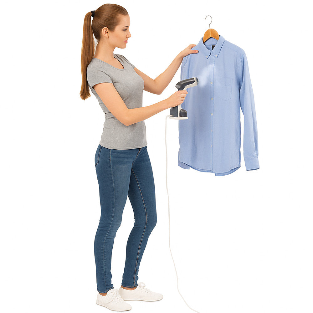 Ручний відпарювач Zepline ZP-204, 2500 Вт, 300 мл, чорний / Вертикальний відпарювач