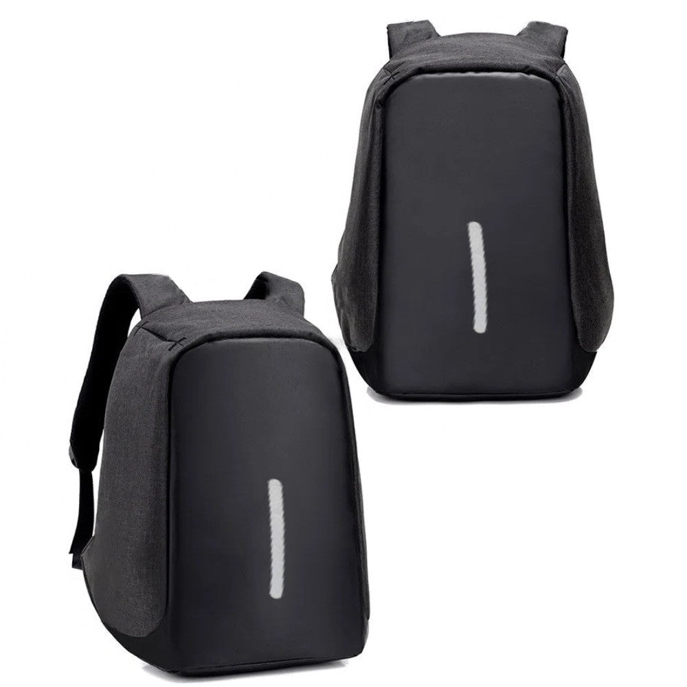 Міський рюкзак-антивор з USB (45х30х10 см) Bobby, Чорний / Молодіжний рюкзак для ноутбука