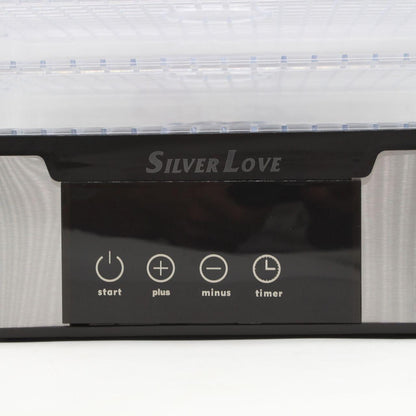 Сушарка для фруктів та овочів 5 ярусів Silver Love RB-912 / Дегідратор / Електросушарка для фруктів