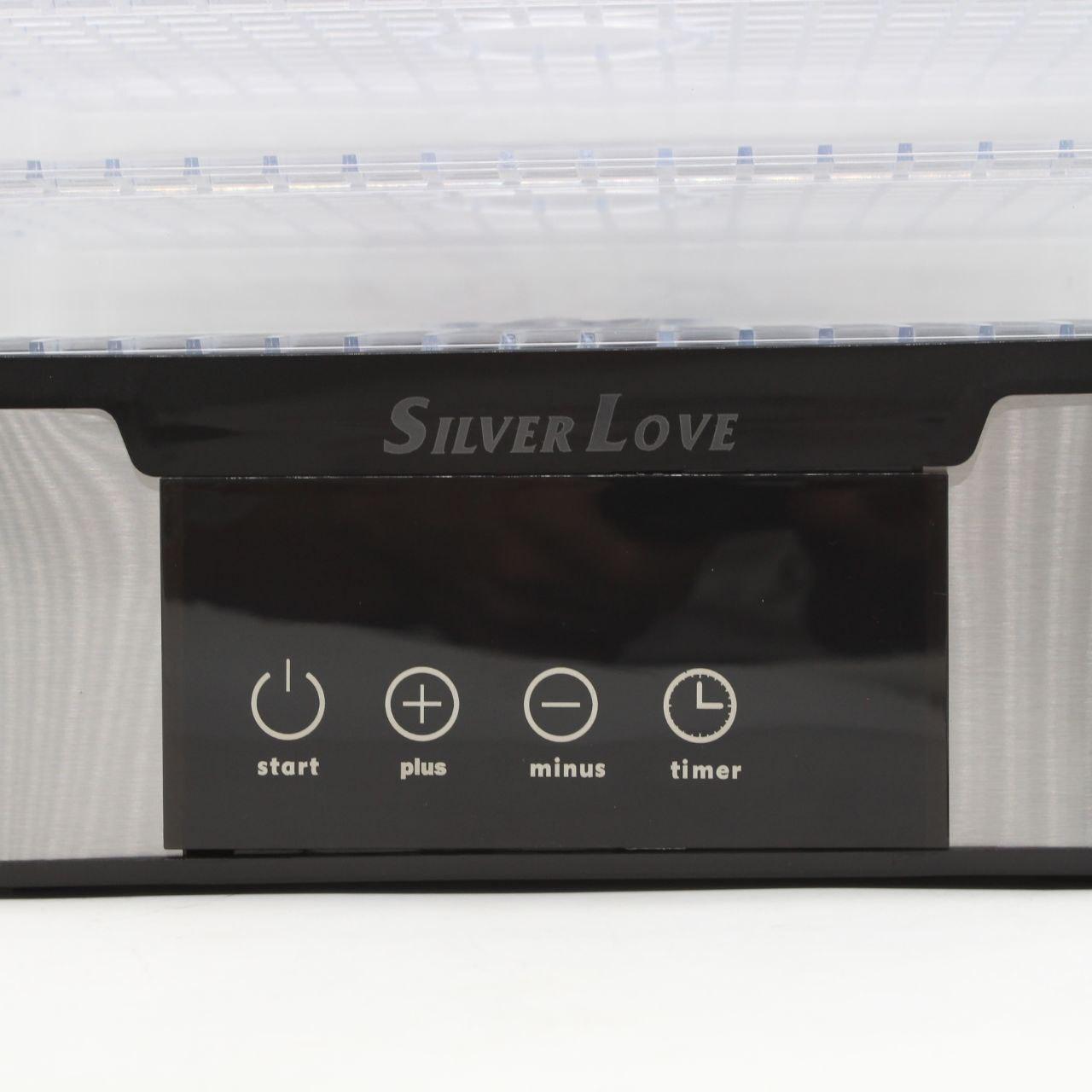 Сушарка для фруктів та овочів 5 ярусів Silver Love RB-912 / Дегідратор / Електросушарка для фруктів