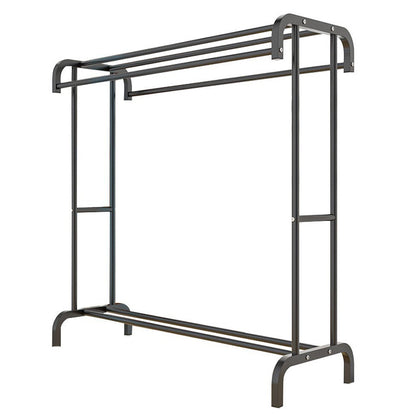 Вішалка підлогова для одягу, 157х91х44см / Стійка для одягу / Вішалка з полицями для взуття