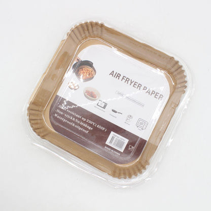 50шт Пергаментна форма для аерогрилю 20х16х4,5см / Одноразова форма пергаментна / Пергамент для духовки