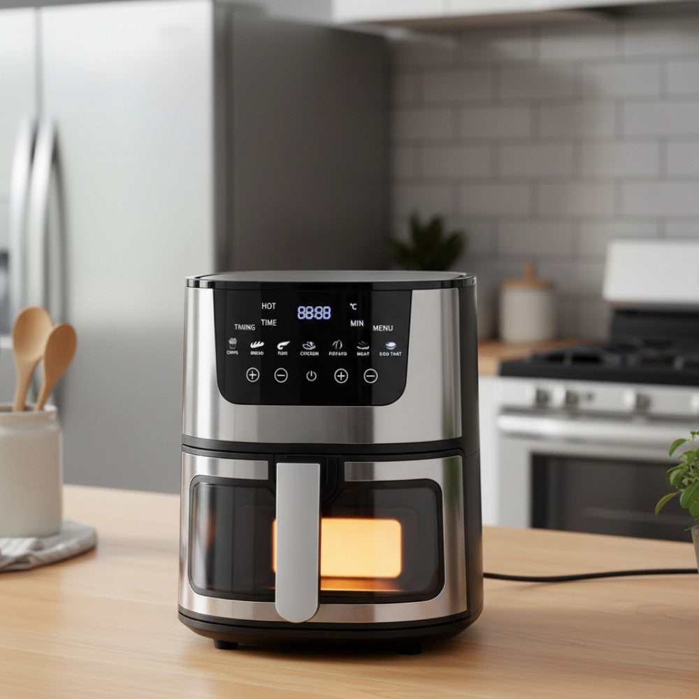 Аерофритюрниця безмасляна 7л, 2400Вт, Silver Crest / Аерогриль / Фритюрниця без олії