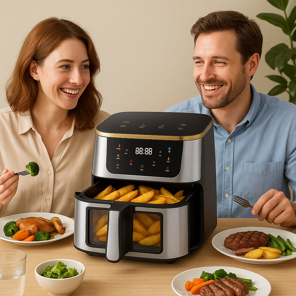 Аерофритюрниця, 10л, 4200Вт, TK00247 / Аерогриль / Мультипіч / Фритюрниця безмасляна