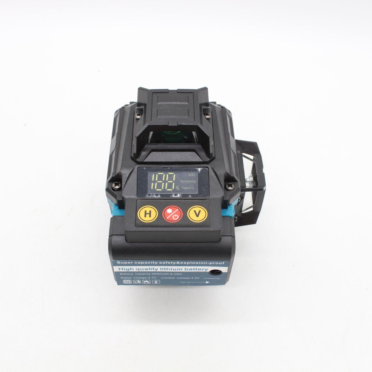 Лазерний нівелір 4D 16 ліній з триногою, пультом та кейсом / Лазерний нівелір / Лінійний нівелір