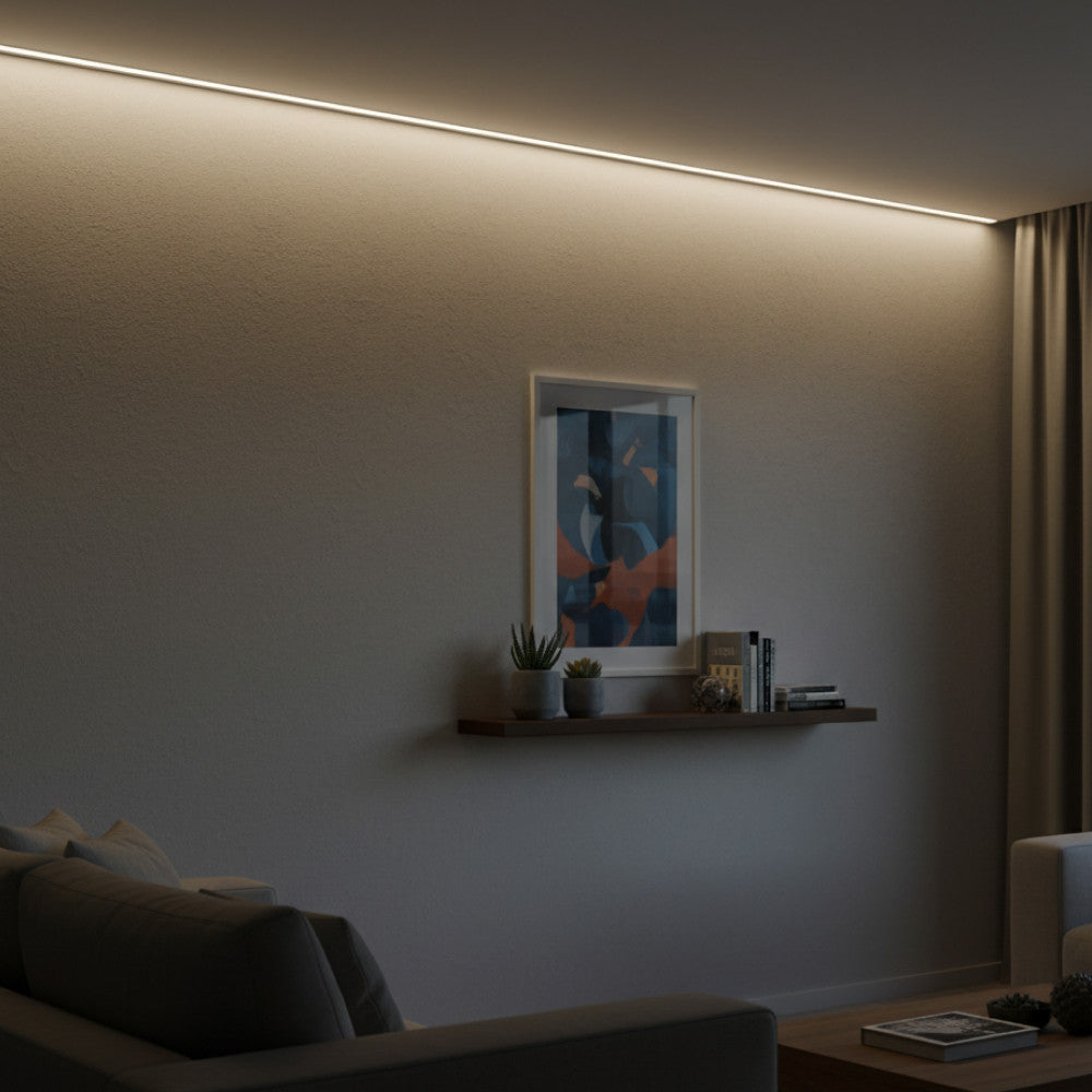 Гнучка неонова стрічка 5 м, NEON 12V-220V, / Силіконова LED стрічка / Стрічка світлодіодна