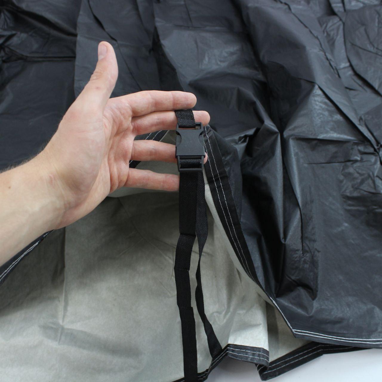 Захисний чохол для мотоцикла 190х120х60см, Розмір S / Тент на мотоцикл / Моточехол / Накидка на мотоцикл