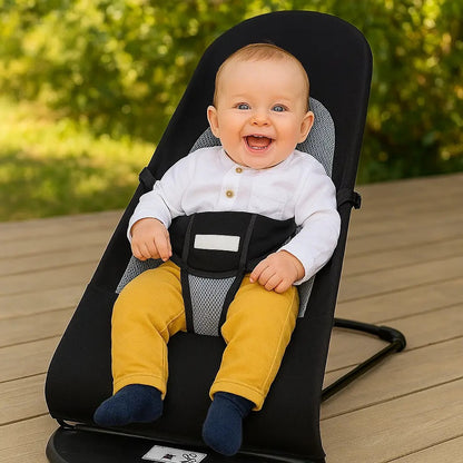 Дитячий шезлонг качалка до 13кг, 78×42×39см / Дитяче крісло качалка / Шезлонг для немовлят