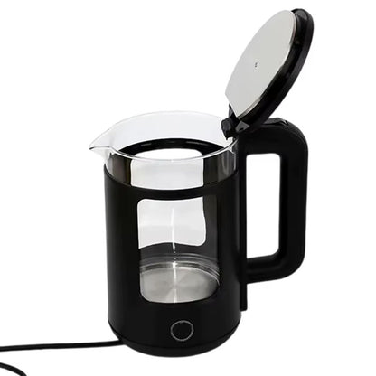 Скляний електрочайник з підсвічуванням, 2.3л, 1500Вт, Su Tai ST-2078, Чорний / Електричний чайник дисковий