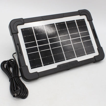 Сонячна зарядна станція-ліхтар із PowerBank + 2 лампочки, COBA CB-999B, Помаранчевий / Ліхтар акумуляторний