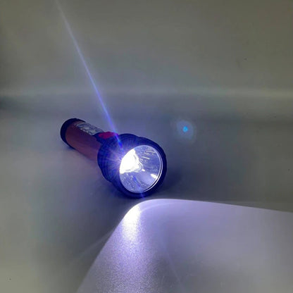 Потужний ручний ліхтар акумуляторний 1LED5W + 3xCOB, 1х18650, CB-C60, Чорно-жовтий / Світлодіодний ліхтарик з бічним світлом