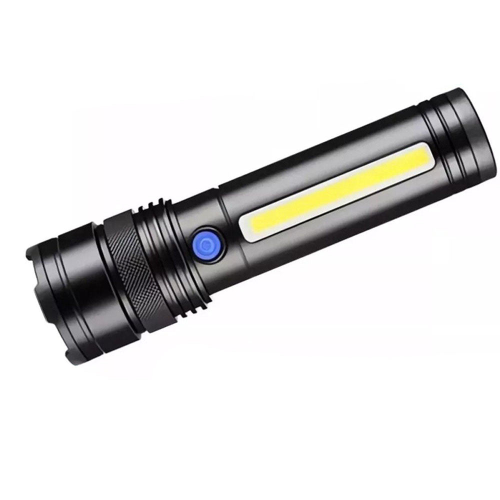 Ручний ліхтарик з Zoom, 1200мАч, USB, X-Balog BL-C27, Чорний / Ліхтарик акумуляторний / Світлодіодний ліхтар ручний
