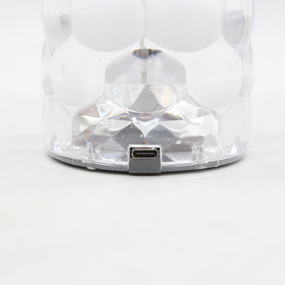 Настільна LED лампа з RGB та USB, 8х18см, AT-D94-A / Акумуляторний нічник / Настільний світильник / Лампа нічник