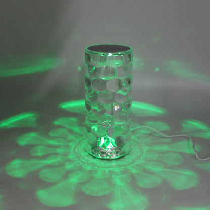 Настільна LED лампа з RGB та USB, 8х18см, AT-D94-A / Акумуляторний нічник / Настільний світильник / Лампа нічник