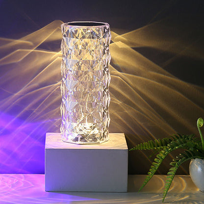 Настільна LED лампа з RGB та USB, 8х18см, AT-D94-A / Акумуляторний нічник / Настільний світильник / Лампа нічник