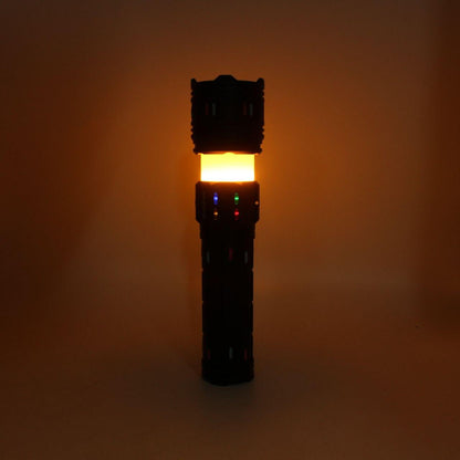 Акумуляторний ліхтар ручний 8x18650, від USB, Power bank, Zoom, AK178, Чорний / Світодіодний ліхтар / Ручний ліхтар