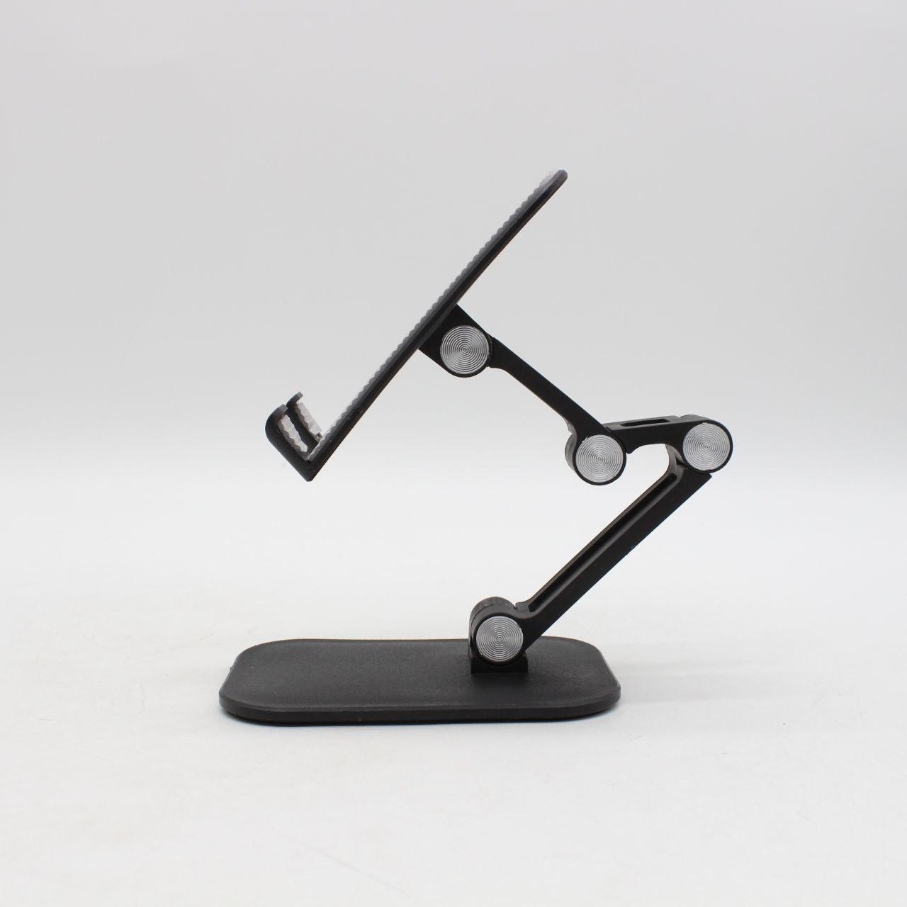 Настільний тримач для телефону 4-13", S002, Чорний / Підставка для телефону /Складна підставка під телефон