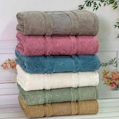 Бамбукові рушники 70х140см, 6шт/уп, Bamboo Sweet Dream / Набір рушників / Рушники банні
