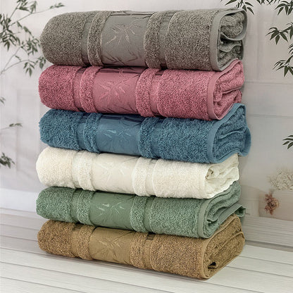 Бамбукові рушники 70х140см, 6шт/уп, Bamboo Sweet Dream / Набір рушників / Рушники банні