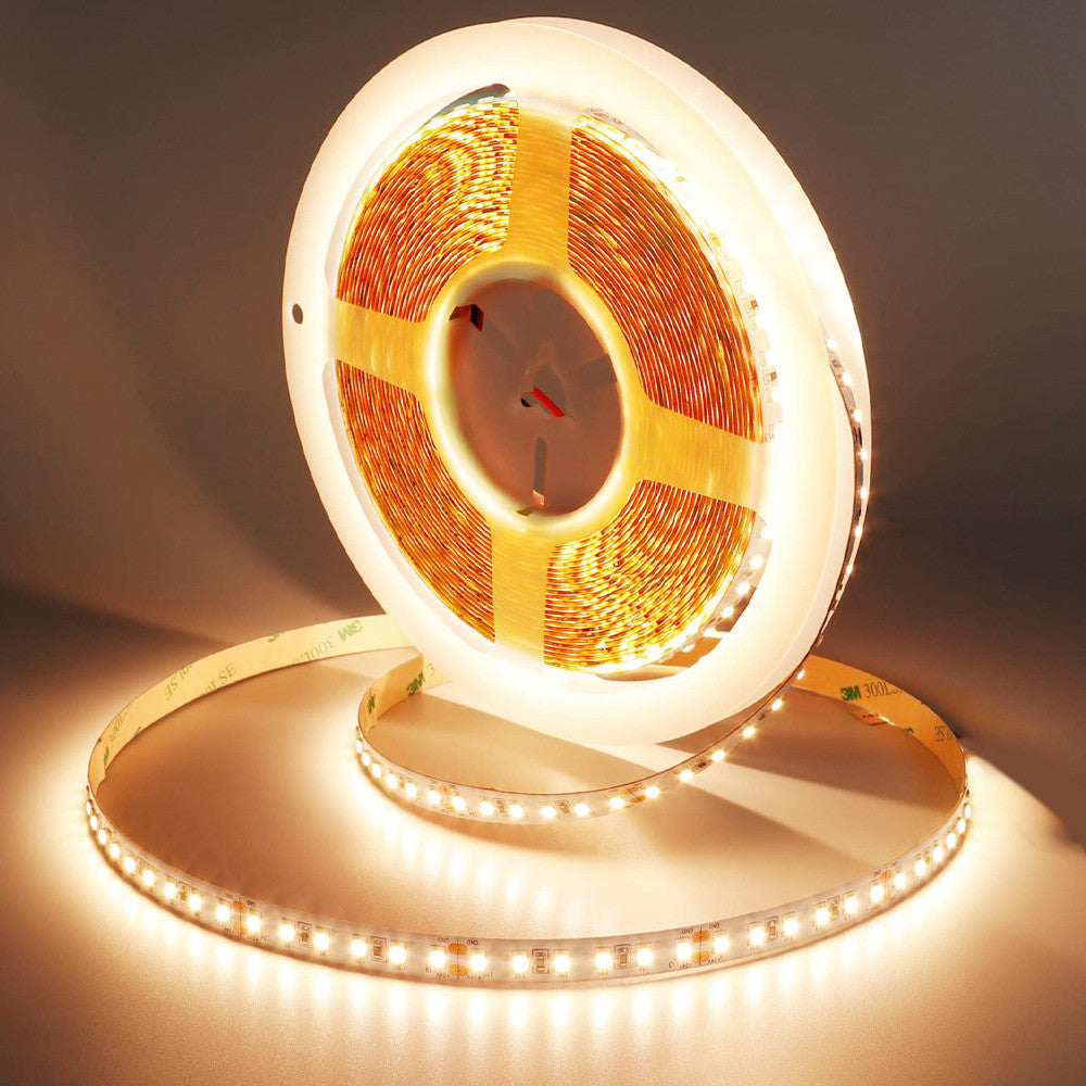 Світлодіодна стрічка 10м + контролер, 24V, SMD2835, Біжуча хвиля, Теплий Білий / Лед стрічка / Підсвітка в кімнату