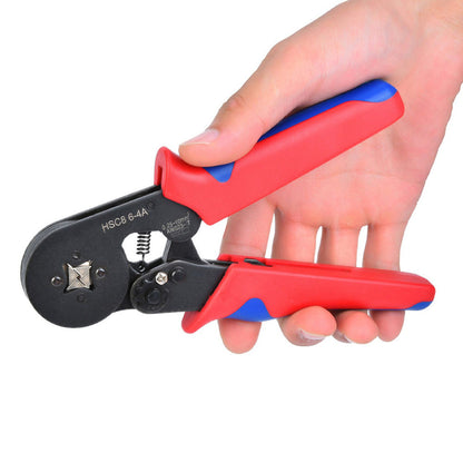 Кримпер-кліщі для обтиску + 2000 наконечників, 0,25-6мм², HSC8 6-6 / Обтиск для проводів / Обтискні щипці