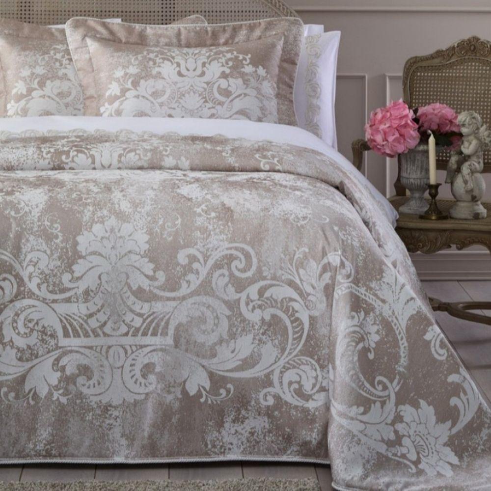 Покривало з наволочками, 270x260см, Pepper Home Eva Pink / Комплект покривало + наволочки
