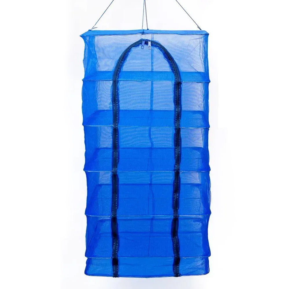 Складна сушарка для риби, грибів та овочів (100х50х50см), 5 ярусів / Підвісна сітка для сушки фруктів